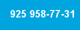925 958-77-31